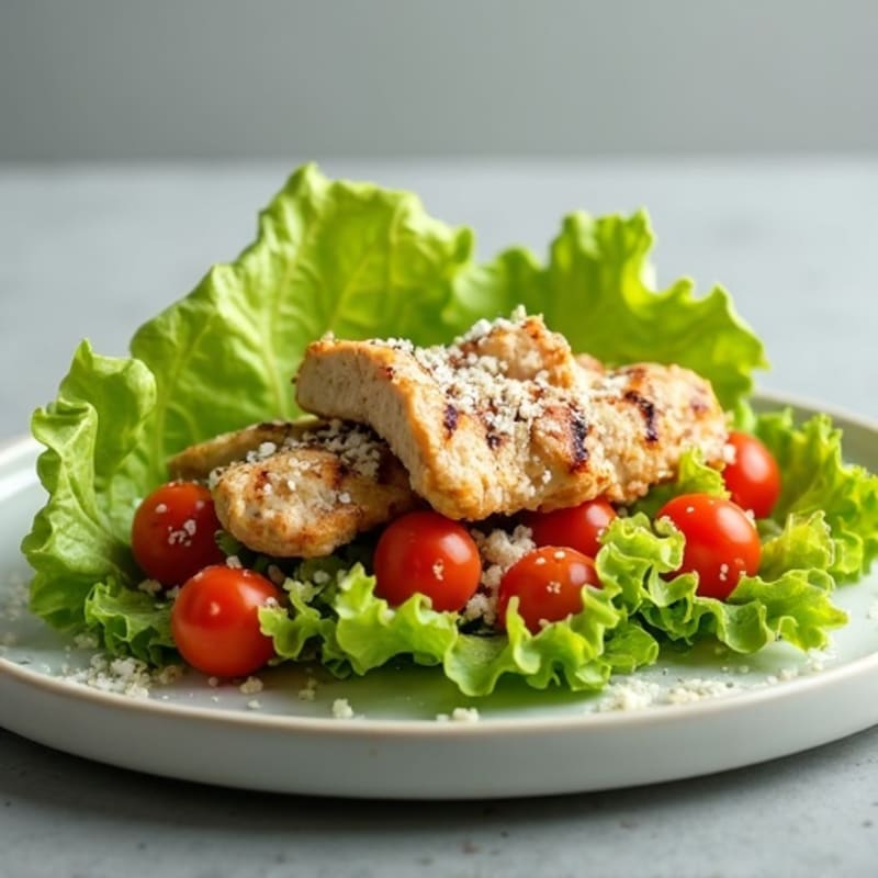 Grilled Chicken Caesar Lettuce Wrap
