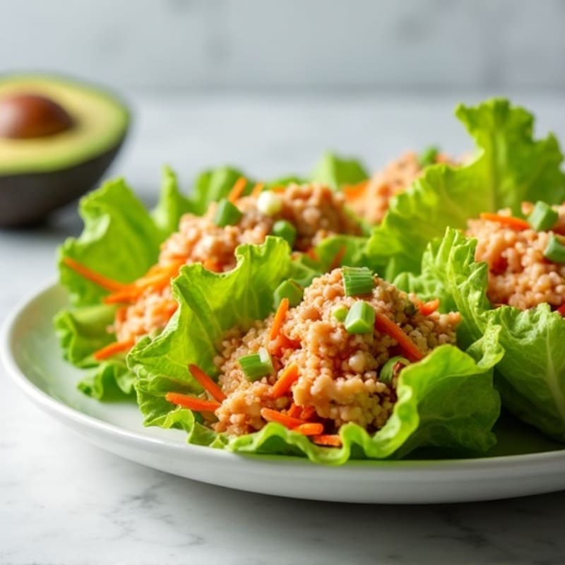 Spicy Tuna Crispy Lettuce Wraps