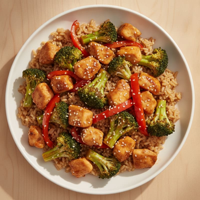 Teriyaki Chicken and Broccoli Stir-Fry