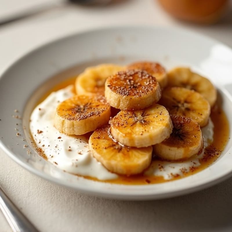 Maple-Glazed Caramelized Bananas with Vanilla Bean