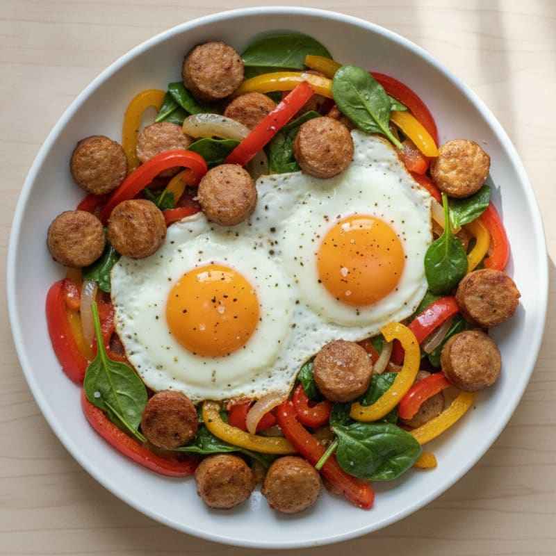 Chicken Sausage and Egg Breakfast Skillet