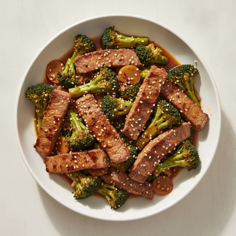 Sesame Beef & Broccoli Stir-Fry