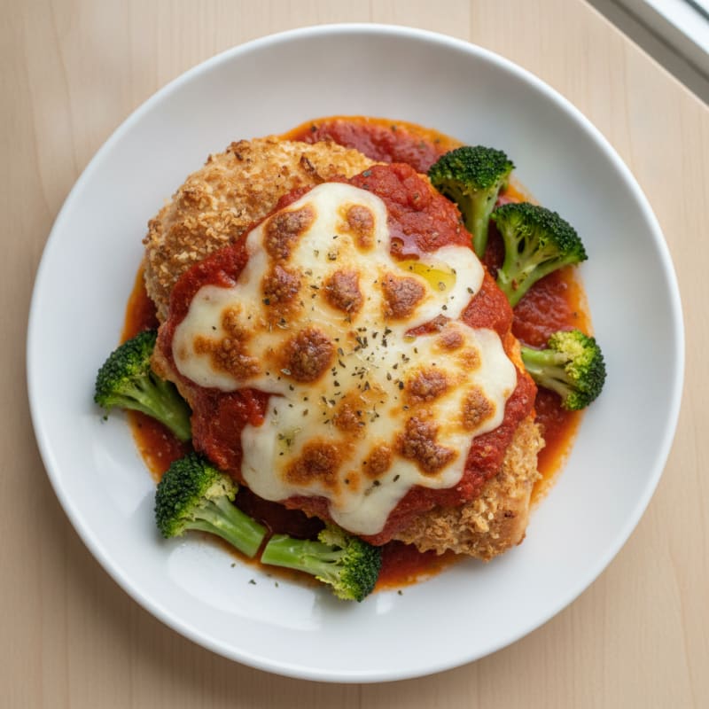 Baked Chicken Parmesan with Marinara