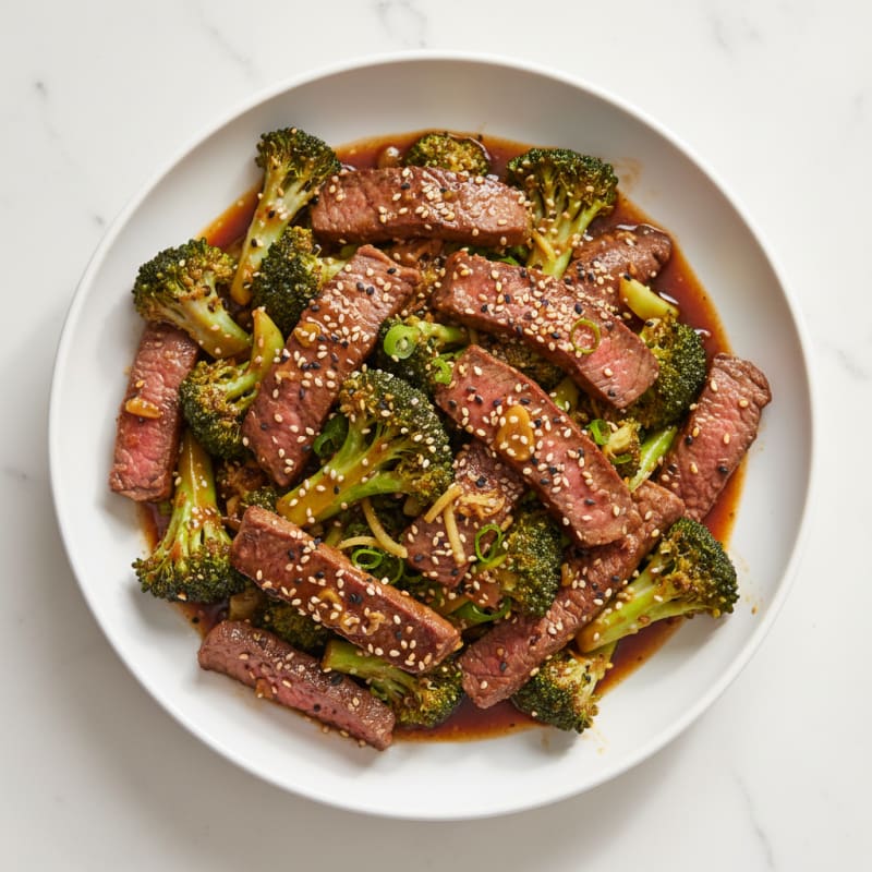 Sesame Beef and Broccoli Stir-Fry