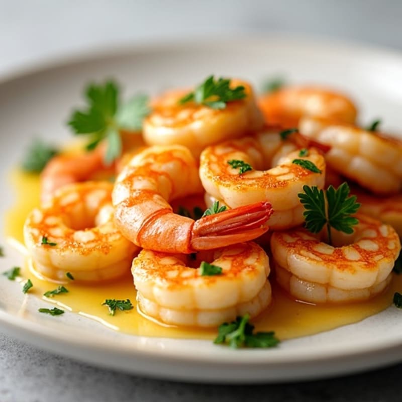 Pan-Seared Garlic Butter Shrimp with Fresh Lemon