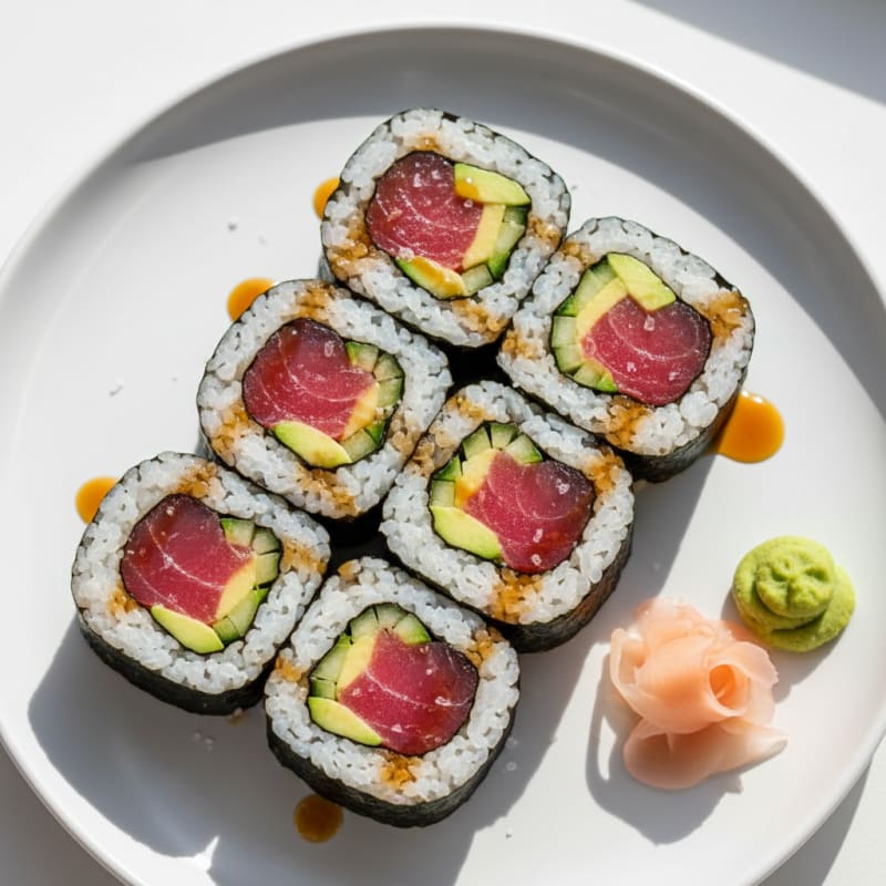 Zesty Fresh Tuna Sushi Rolls