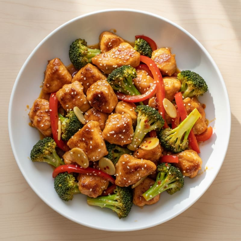 Orange Glazed Chicken Stir-Fry