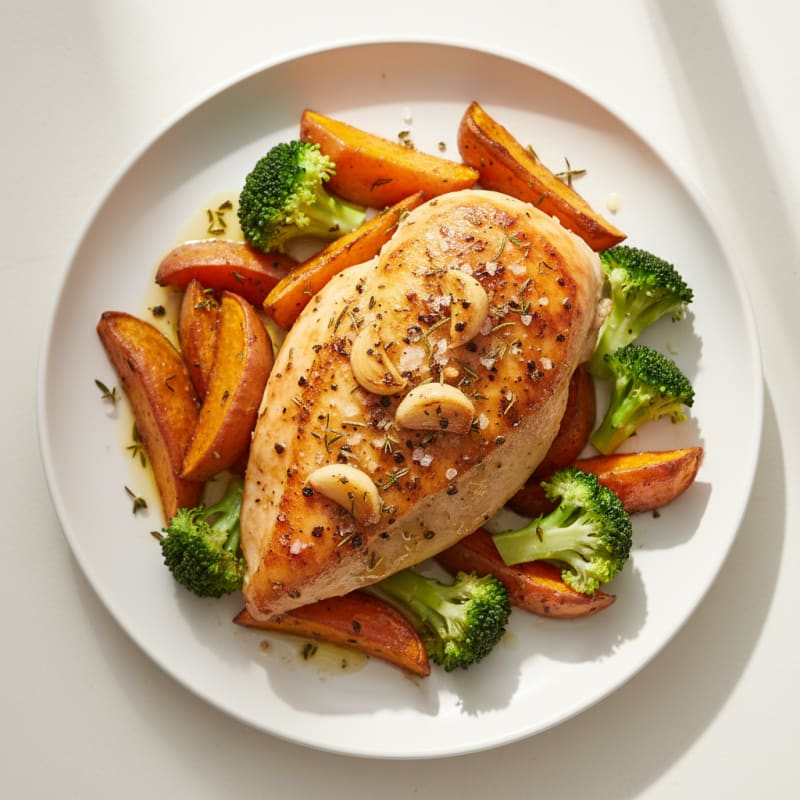 Garlic Herb Roasted Chicken Breast