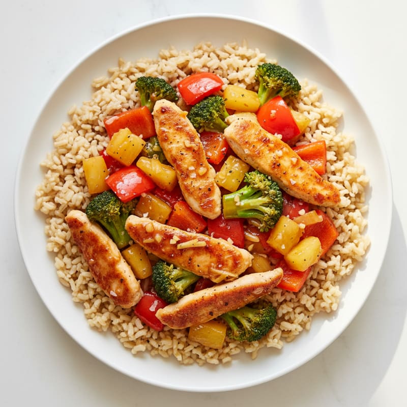 Sweet and Sour Chicken Stir-Fry