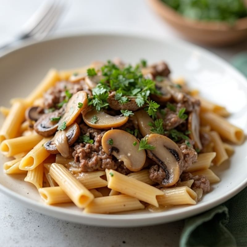 Lean Beef and Mushroom Stroganoff