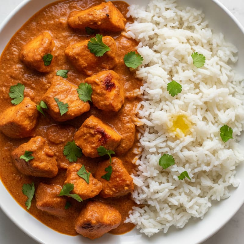 Chicken Tikka Masala with Basmati Rice