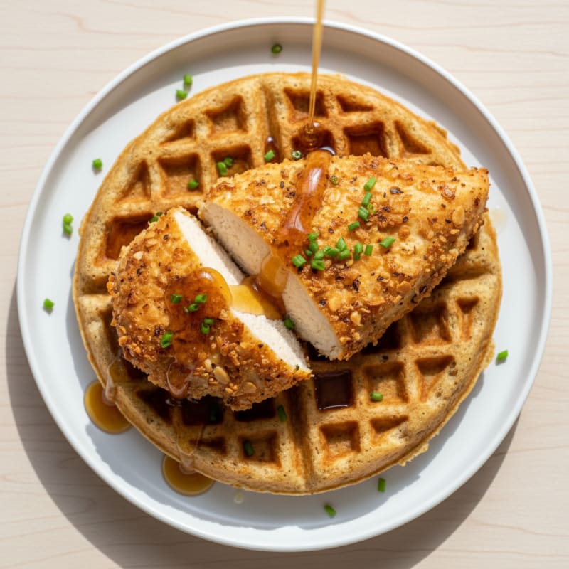 Golden Chicken & Waffles