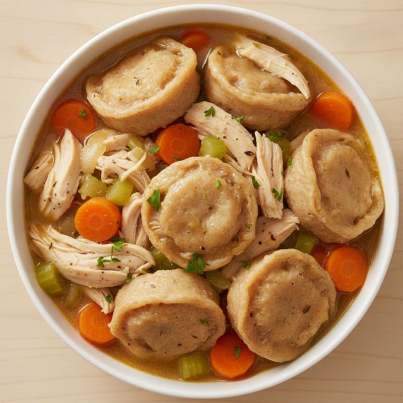Homestyle Chicken and Dumplings