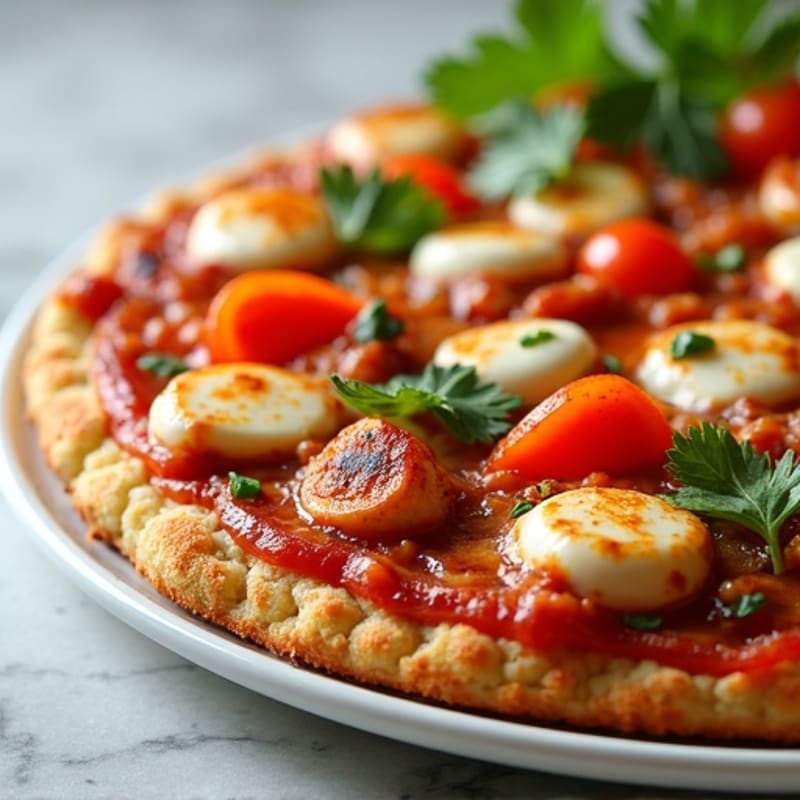 Healthy Chicken BBQ Pizza