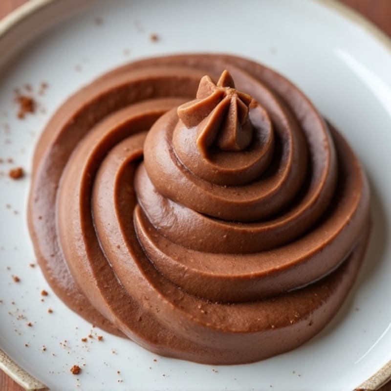 Chocolate Protein Pudding with Almond Butter Swirl