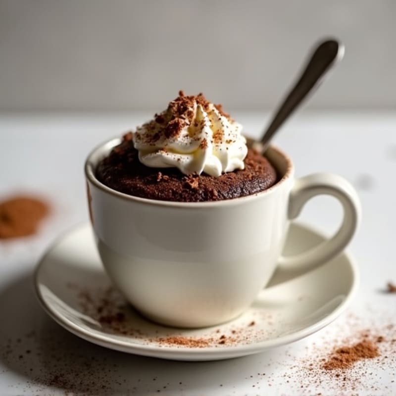 Healthy Chocolate Protein Mug Cake
