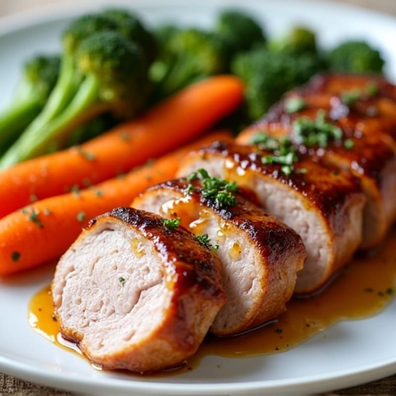 Tender Roasted Pork with Sweet and Savory Glaze