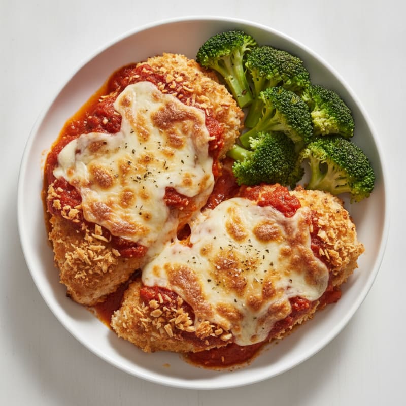Baked Chicken Parmesan with Marinara