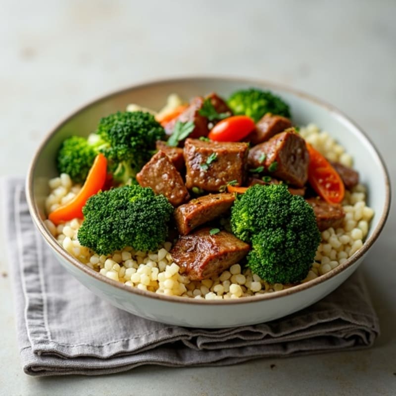 Beef and Crispy Broccoli Stir-Fry