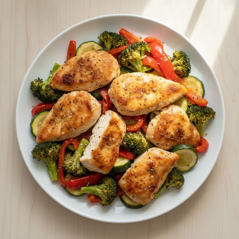Sheet Pan Lemon Herb Chicken and Veggies