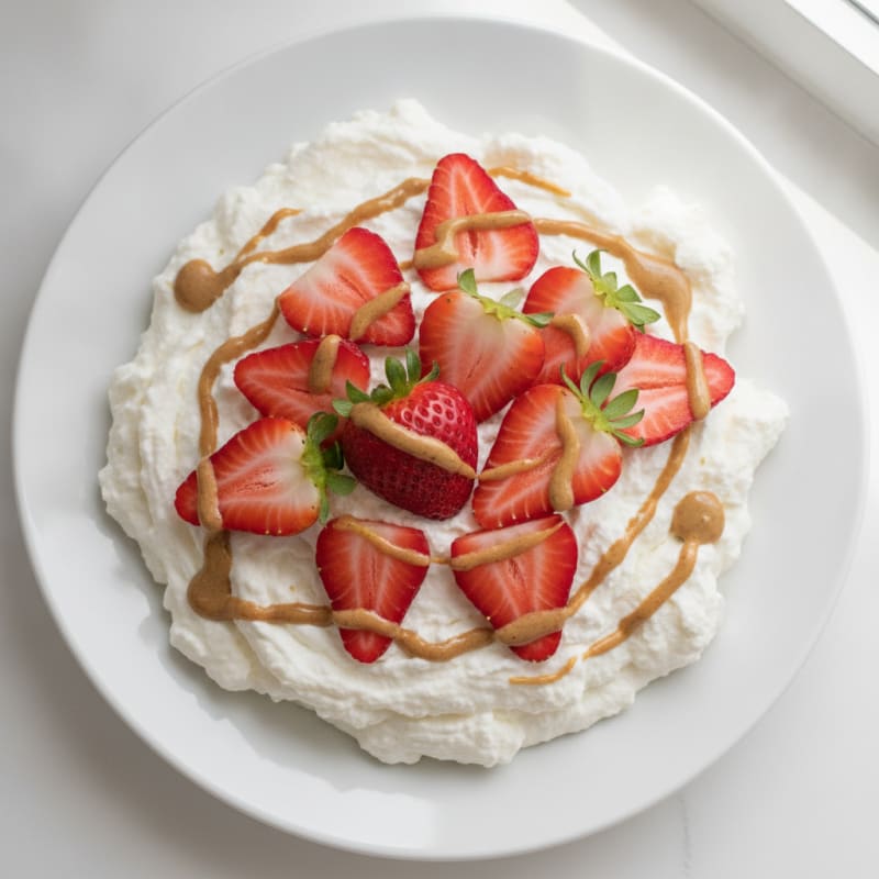 Greek Yogurt Protein Mousse with Berries