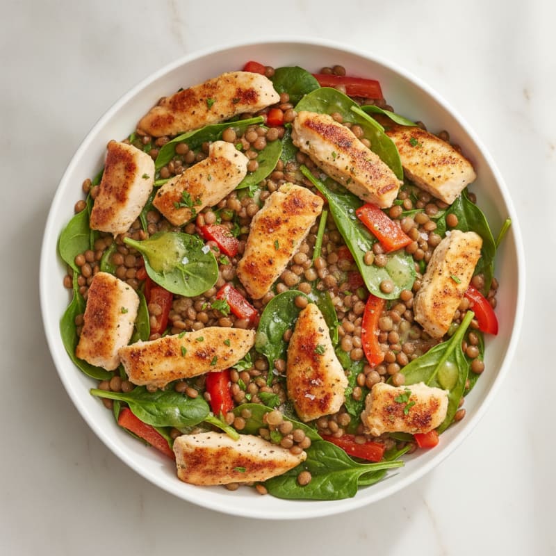 Lentil and Vegetable Power Bowl