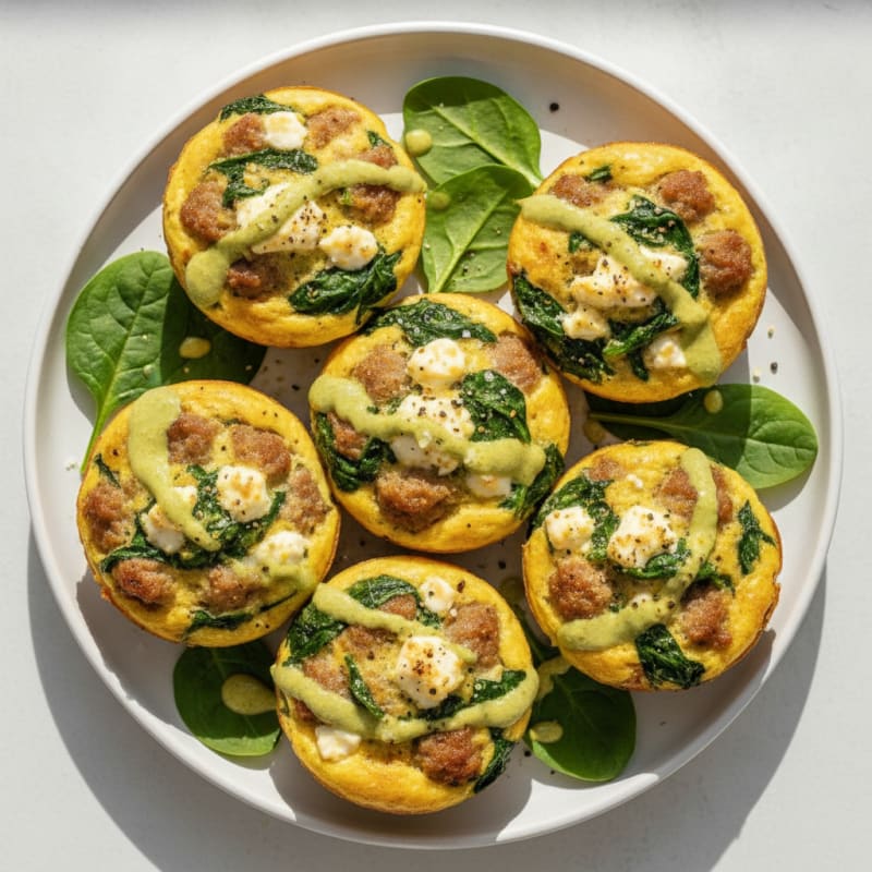 Baked Egg and Sausage Breakfast Cups