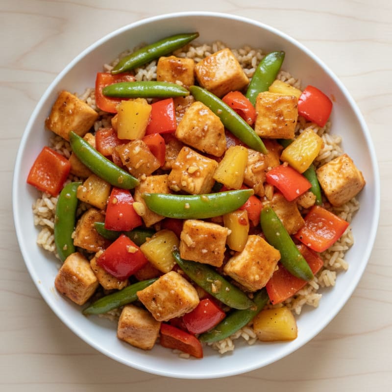 Sweet and Sour Chicken Stir-Fry