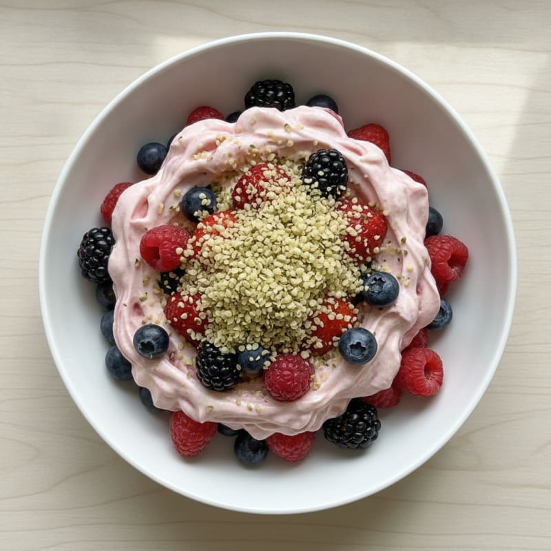 Creamy Greek Yogurt Protein Parfait with Berries