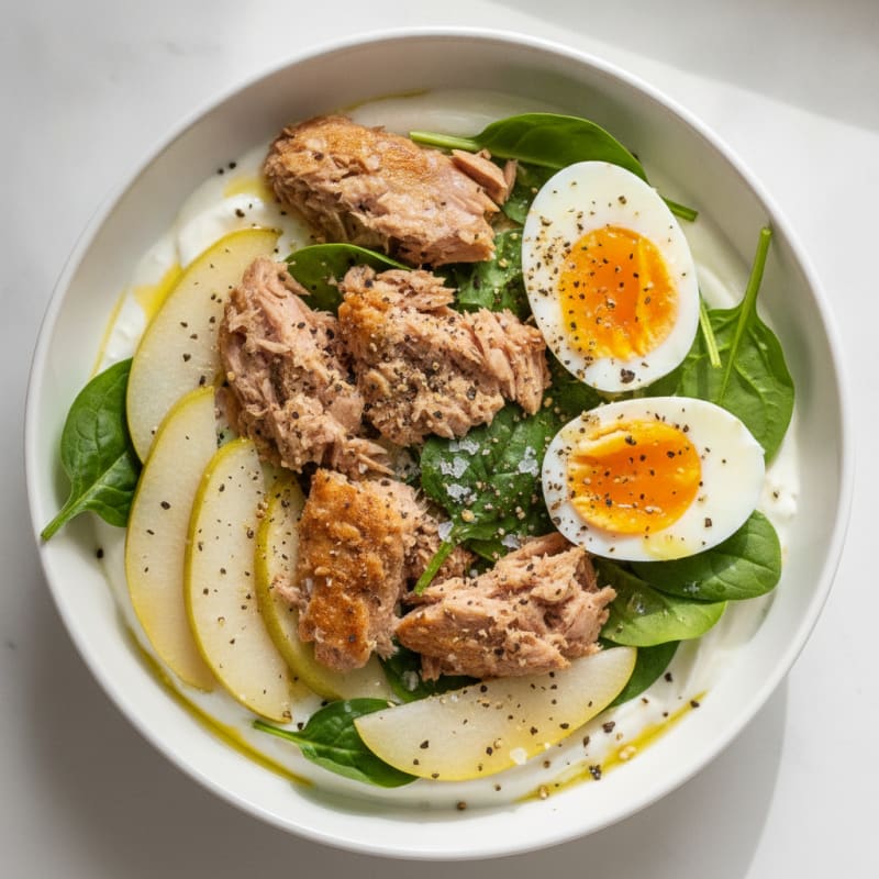 Savory Tuna and Egg Yogurt Bowl