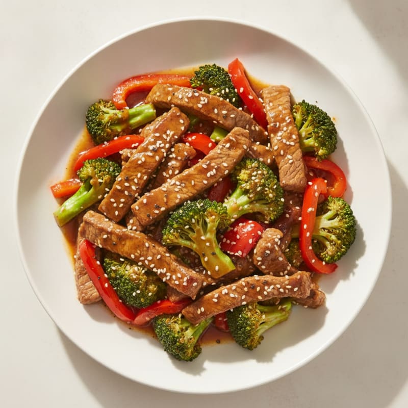 Sesame Beef & Broccoli Stir-Fry