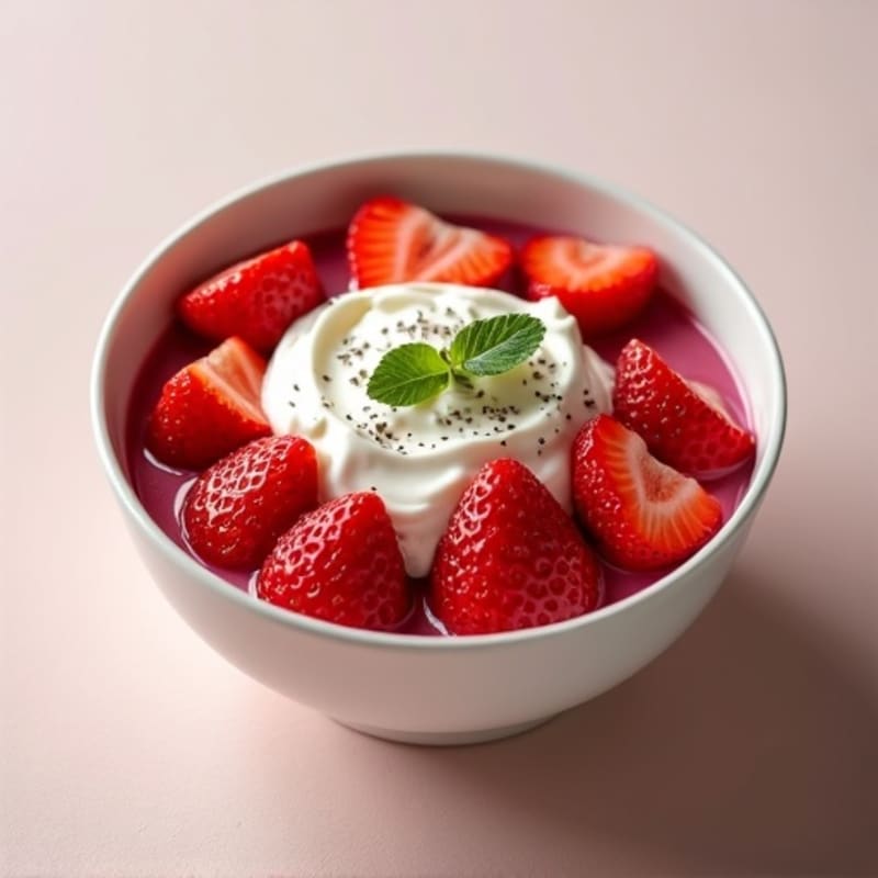 High-Protein Strawberry Cheesecake Bowl