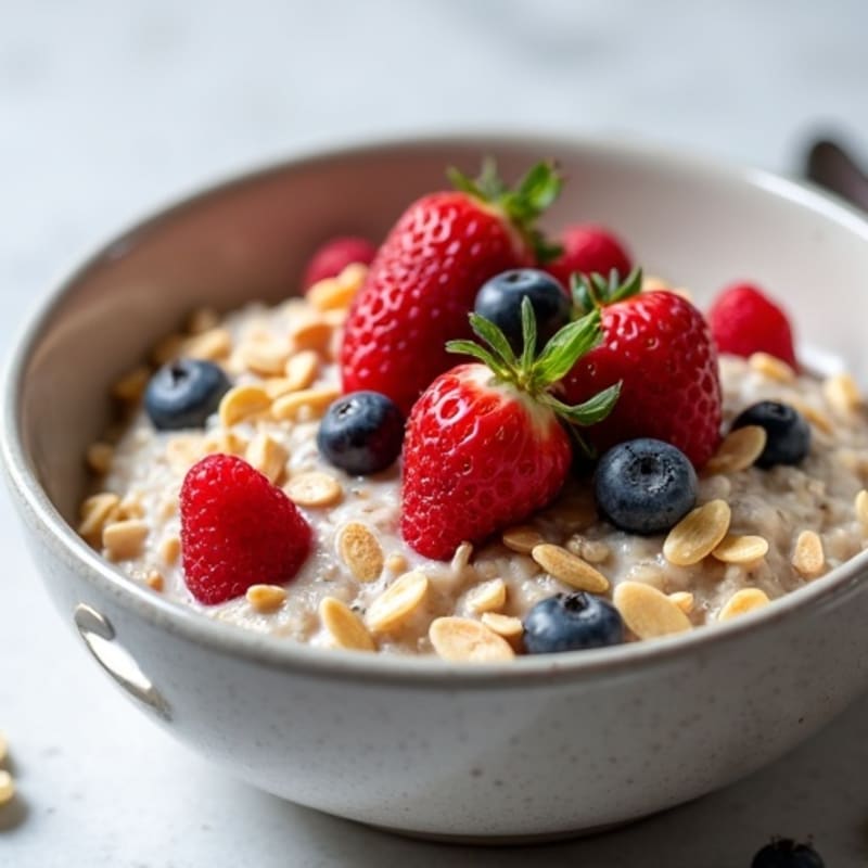 Protein-Packed Vanilla Berry Overnight Oats