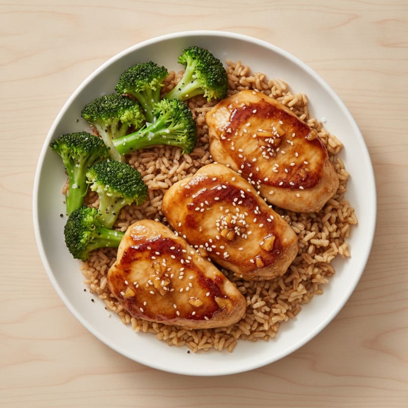 Teriyaki Glazed Chicken Thighs