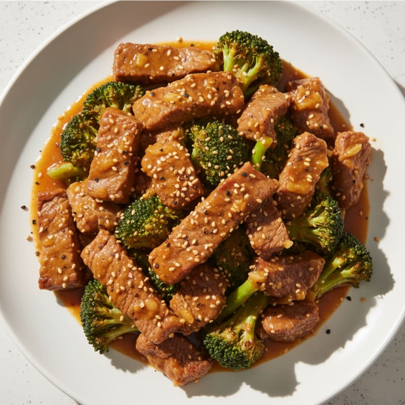 Sesame Beef and Broccoli Stir-Fry