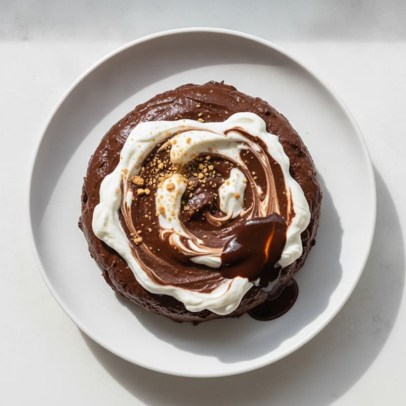 Silky Chocolate Protein Pudding with Greek Yogurt