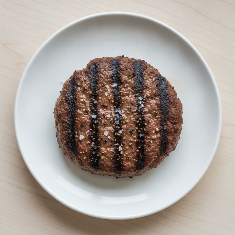 Classic Grilled Beef Burger Patty