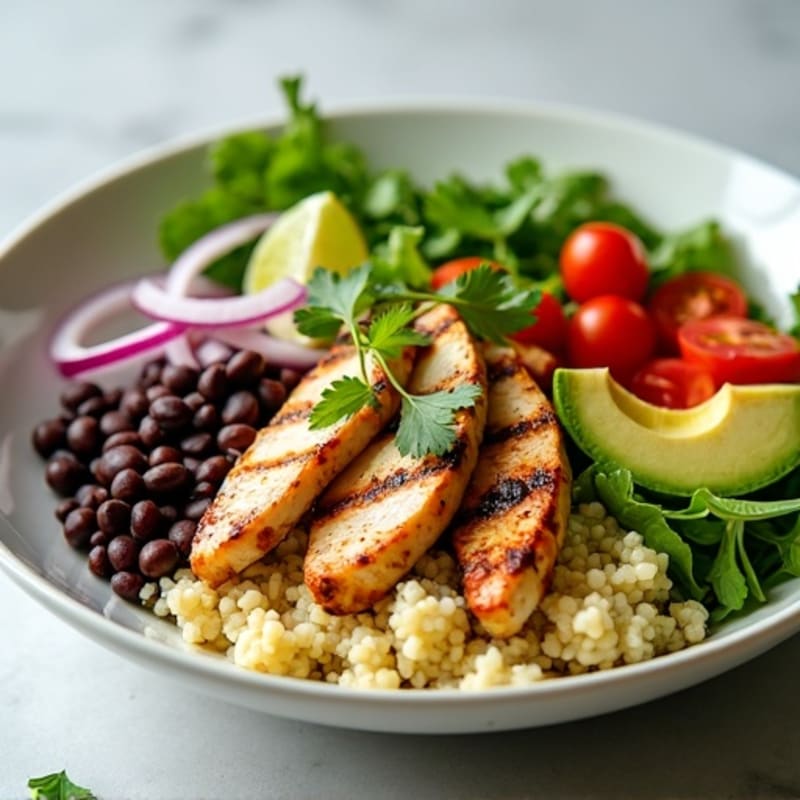 Cilantro-Lime Cauliflower Rice Taco Bowls