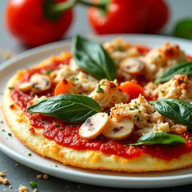 Healthy Egg White Pizza