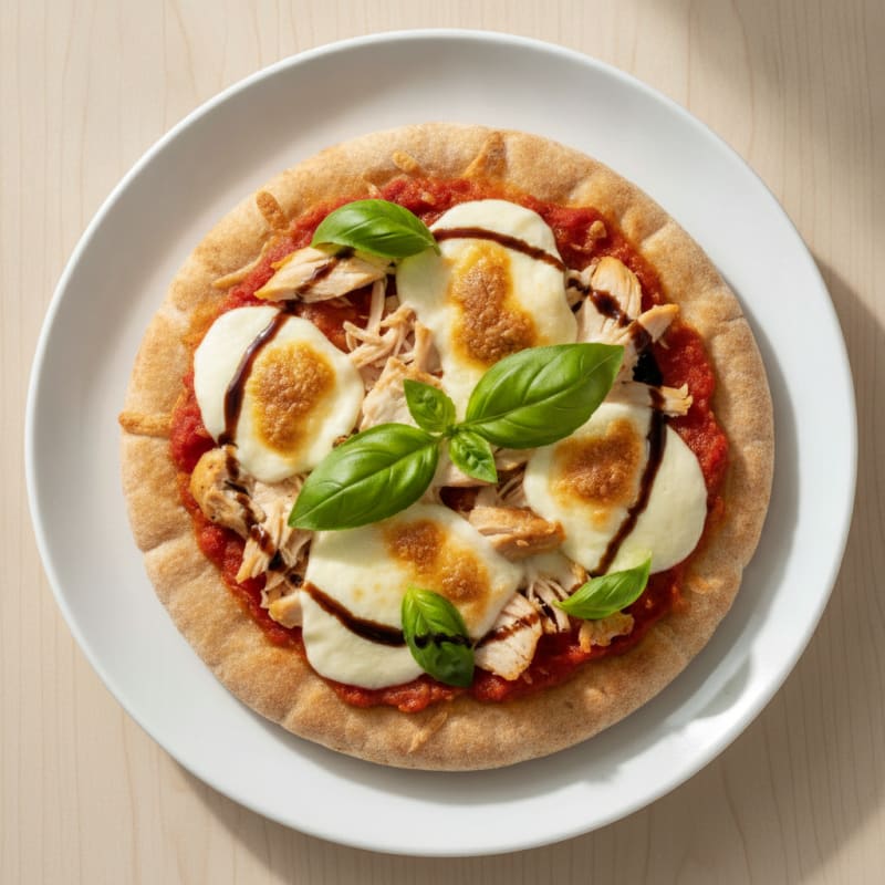 High-Protein Margherita Pizza