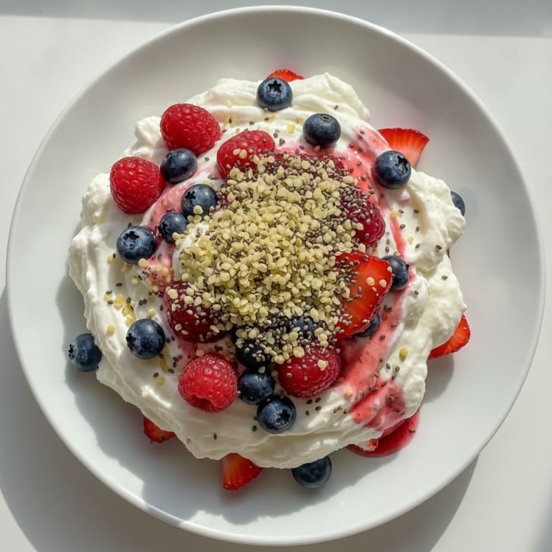 Creamy Greek Yogurt Protein Parfait with Mixed Berries