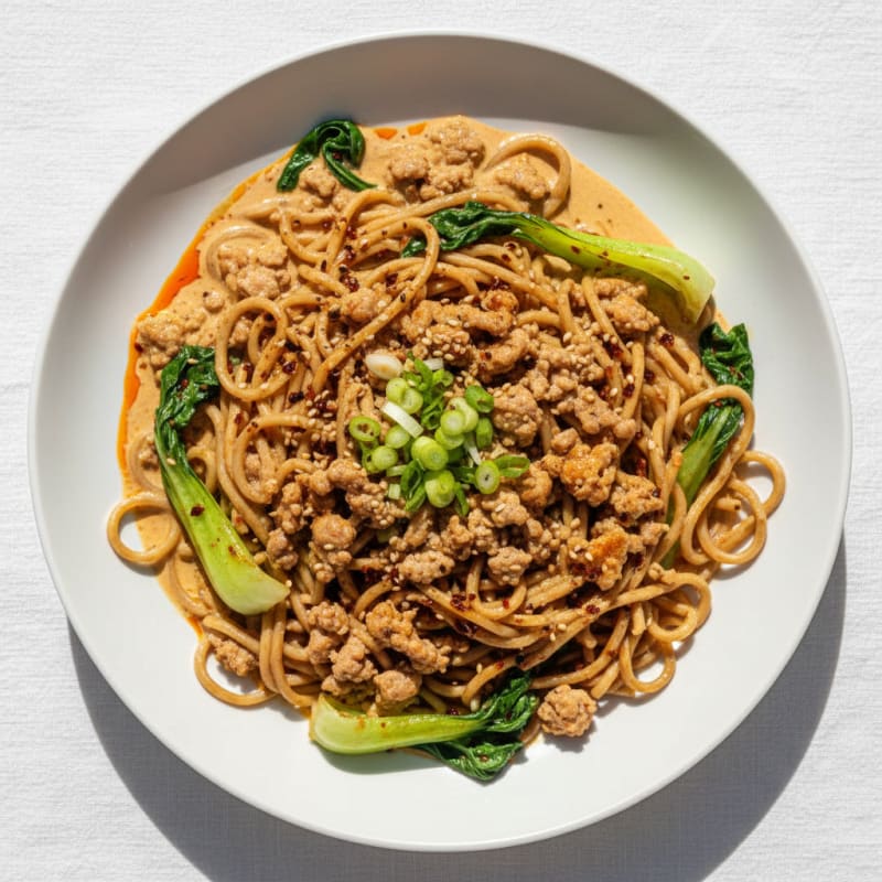 Sichuan Chili Pork Dan Dan Noodles