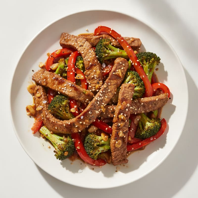 Sesame-Ginger Beef Stir-Fry