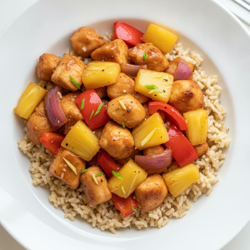 Sweet and Sour Chicken with Pineapple