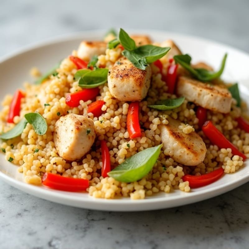 Cauliflower Rice Chicken Stir-Fry