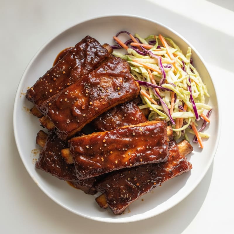 Sticky BBQ Baby Back Ribs