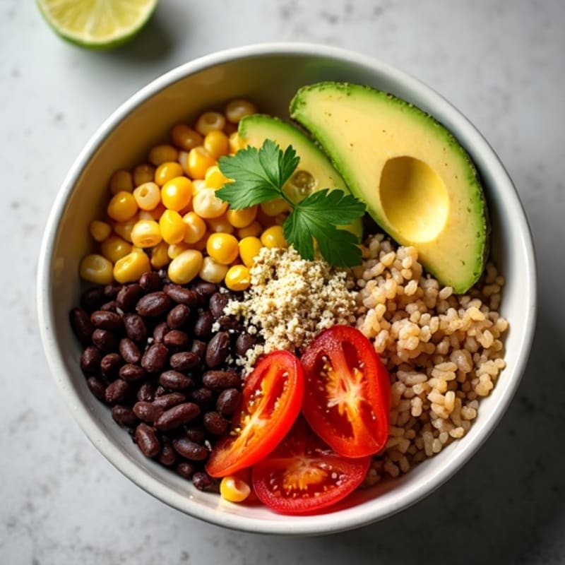 Hearty Black Bean Burrito Bowl