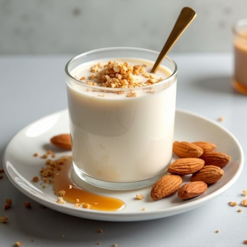 Creamy Greek Yogurt Protein Pudding with Almonds