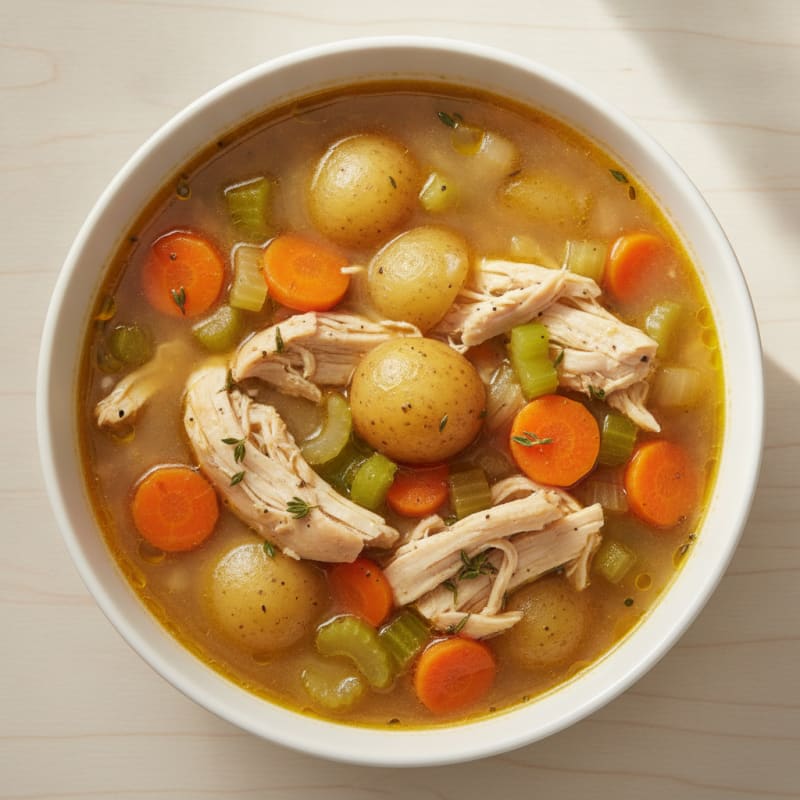 Hearty Chicken and Vegetable Soup