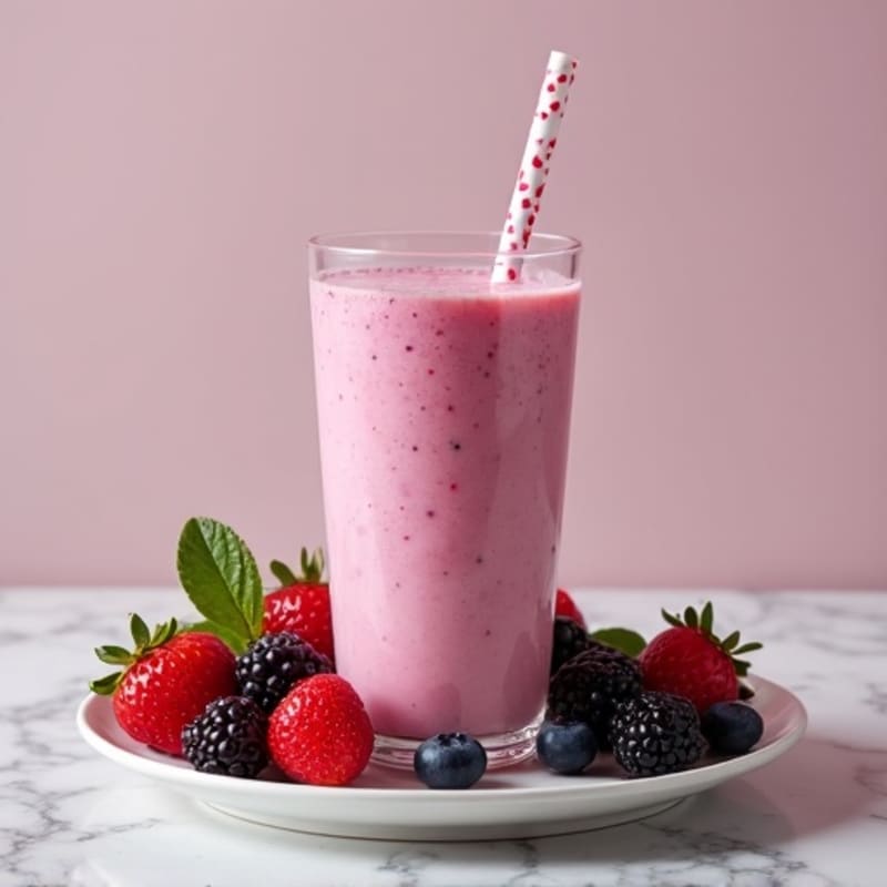 Creamy Berry Protein Smoothie